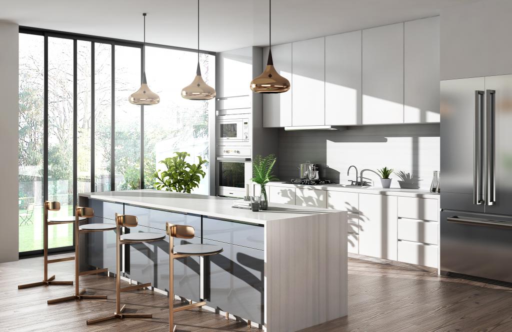 LX Hausys Himacs strato cloud kitchen